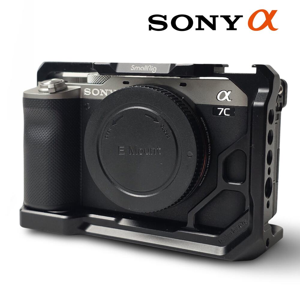 Sony a7C (Low Shutter) Camera + Smallrig Cage & More - Excellent Condition